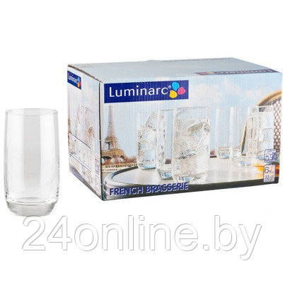 Набор стаканов Luminarc DINER French brasserie 300 мл H9369 - фото 1 - id-p4727585