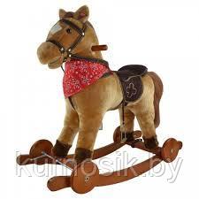 Лошадь-качалка Pituso FANDANGO музыкальная с колесами (арт.GS2021) - фото 1 - id-p68094319