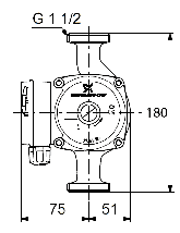 Циркуляционный насос Grundfos UPS 32-40 180, 220 В, фото 2