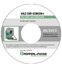 Configuration software VAZ-SW-SIMON+