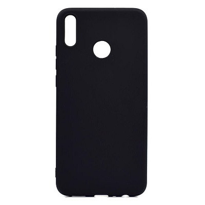 Силиконовый чехол TPU Matte Case 1mm черный для Huawei Honor 8C - фото 1 - id-p95260477