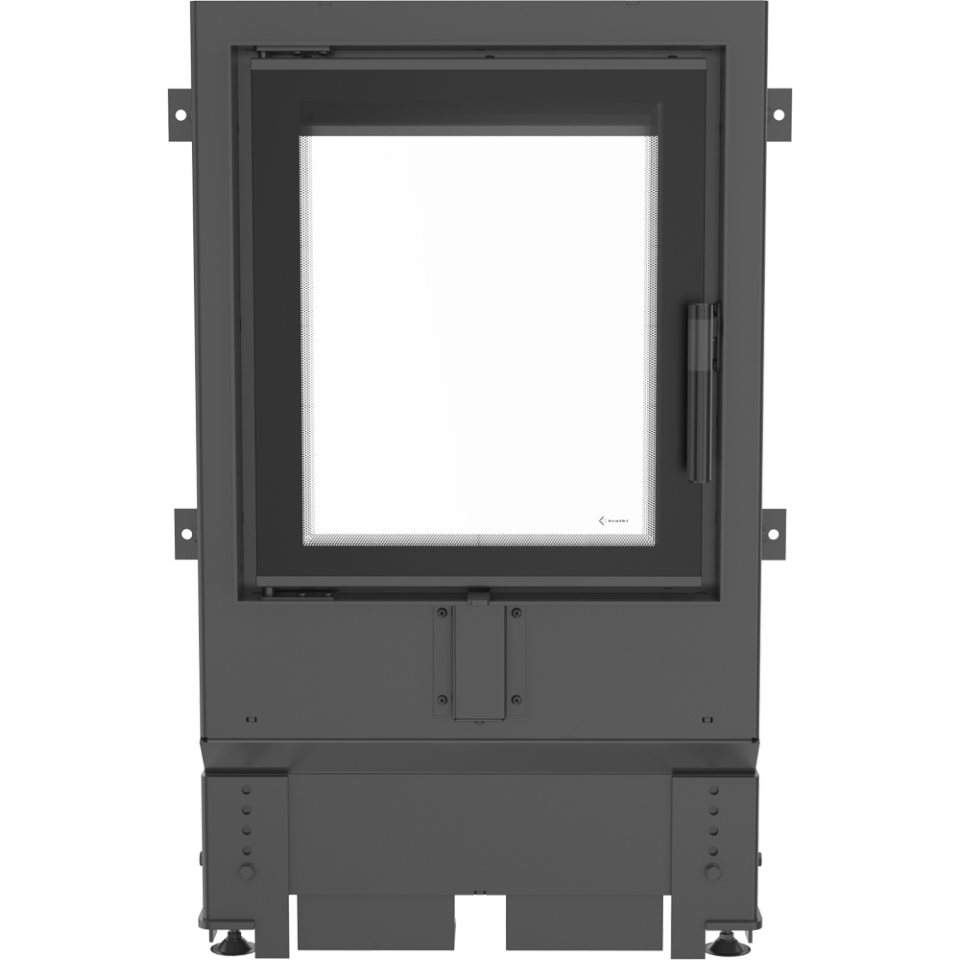 Каминная дверца со стеклом Kratki FS 8N - фото 2 - id-p95314029