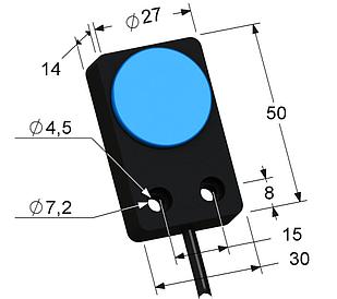 Датчик PS2-32-8B11-K (ВБ2.32.хх.8.1.1.К, VB2-32-8B11-K) ОПТОМ