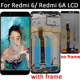 Дисплей Original для Xiaomi Redmi 6/Redmi 6A В сборе с тачскрином. С рамкой. Белый, черный