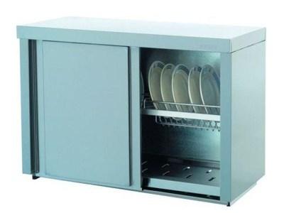 Полка настенная для посуды с дверями купе 900х400х600 мм - фото 1 - id-p69305973