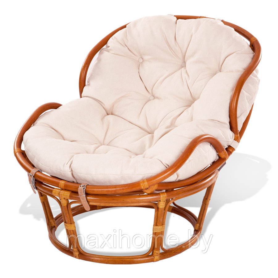 Кресло из ротанга «PAPASAN mini» 23/03 Коньяк - фото 1 - id-p95354992