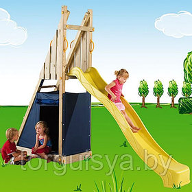 Набор для строительства детской площадки FREESLIDE (крепежные изделия, скат, подробный проект выпилки)