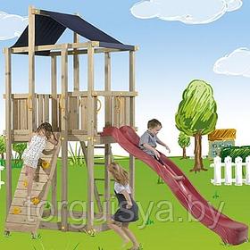 Набор для строительства детской площадки LOFT (крепежные изделия, скат, подробный проект выпилки)