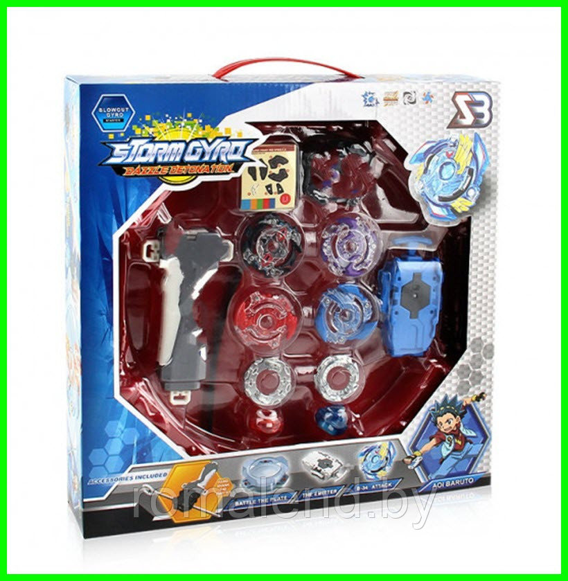 Набор SB Арена Beyblade Шторм + 4 волчка (ID#95356244), цена: 40 руб.,  купить на Deal.by