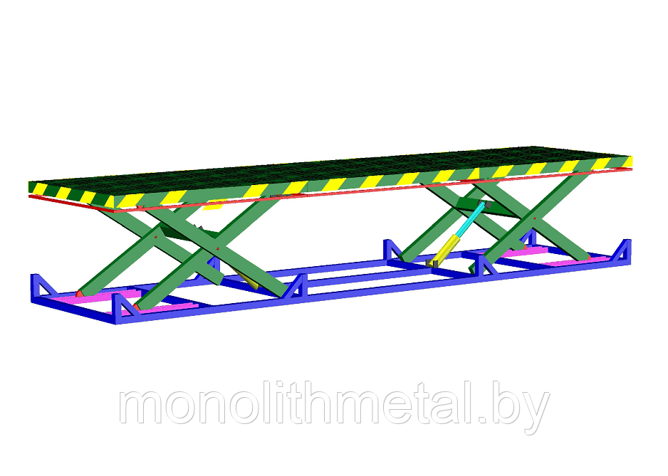 Подъемник ножничный гидравлический по индивидуальному заказу - фото 3 - id-p94326541