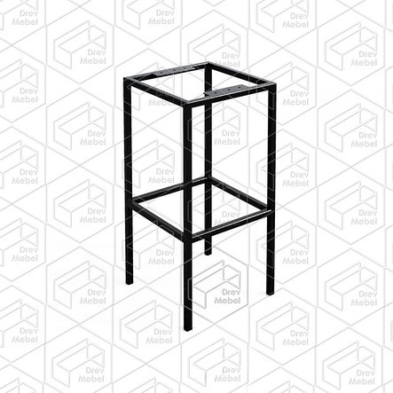 Каркас барного табурета из металла Лофт Loft. Мебельный каркас №24, фото 2