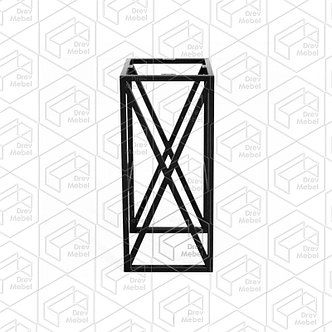 Каркас барного табурета из металла Лофт Loft. Мебельный каркас №21, фото 2