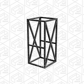 Каркас барного табурета из металла Лофт Loft. Мебельный каркас №21, фото 2