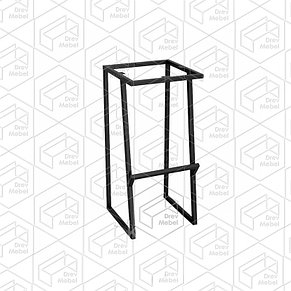 Каркас барного табурета из металла Лофт Loft. Мебельный каркас №15, фото 3