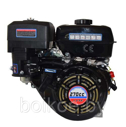 Двигатель Lifan 177F для мотоблока (9 л.с., шпонка 25 мм, 80*80) - фото 2 - id-p95366988