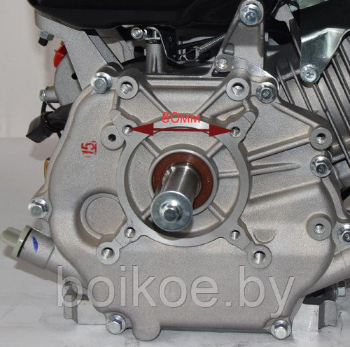 Двигатель Lifan 177F для мотоблока (9 л.с., шпонка 25 мм, 80*80) - фото 4 - id-p95366988