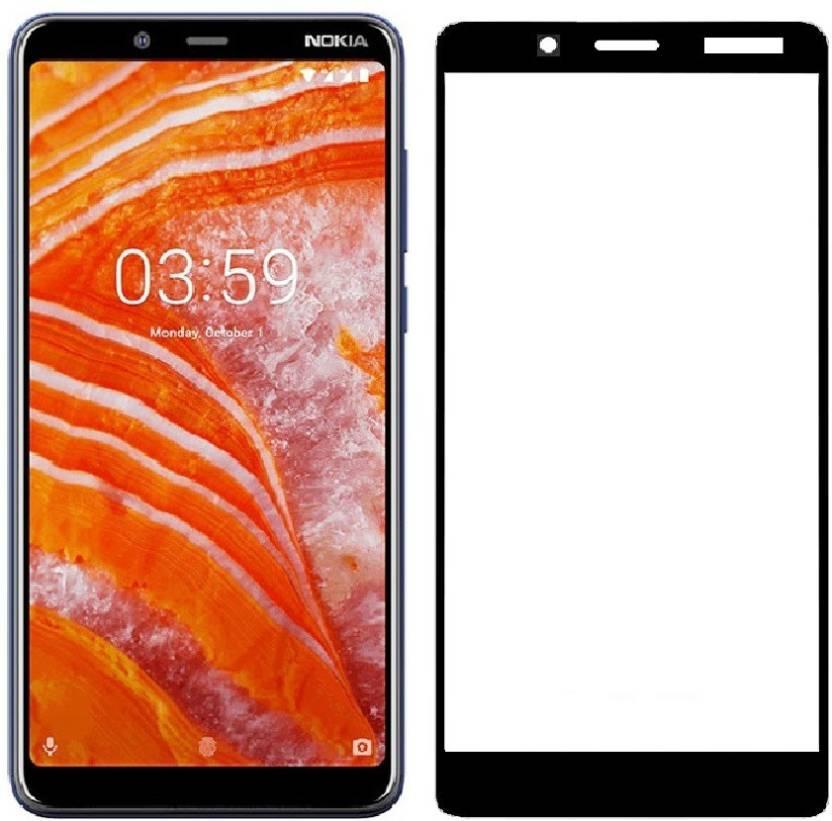 Защитное стекло Full-Screen для Nokia 3.1 Plus / 3.1+ 2018 черный (5D-9D с полной проклейкой) - фото 2 - id-p95367312