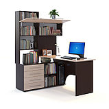 Компьютерный стол КСТ-14 левый (Венге/ Дуб беленый) Сокол, фото 2