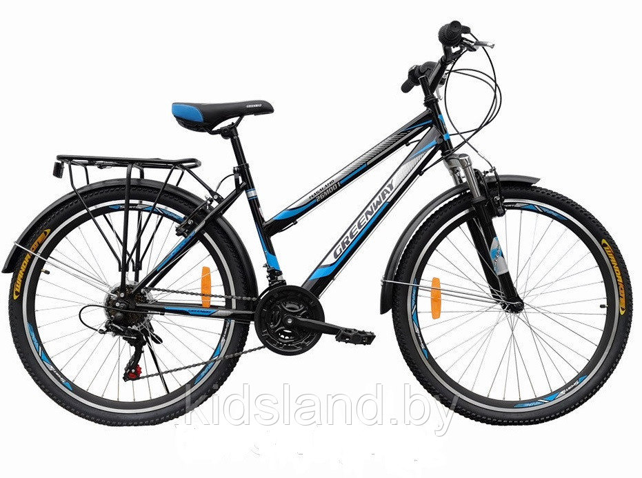 Велосипед Greenway 26М001 26" (черно-синий)