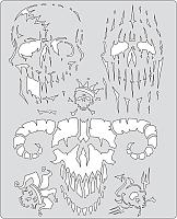 Трафарет CURSE OF SKULL - EVIL HORDE by CRAIG FRASER FH SK11 SP Трафарет CURSE OF SKULL - EVIL HORDE by CRAIG FRASER