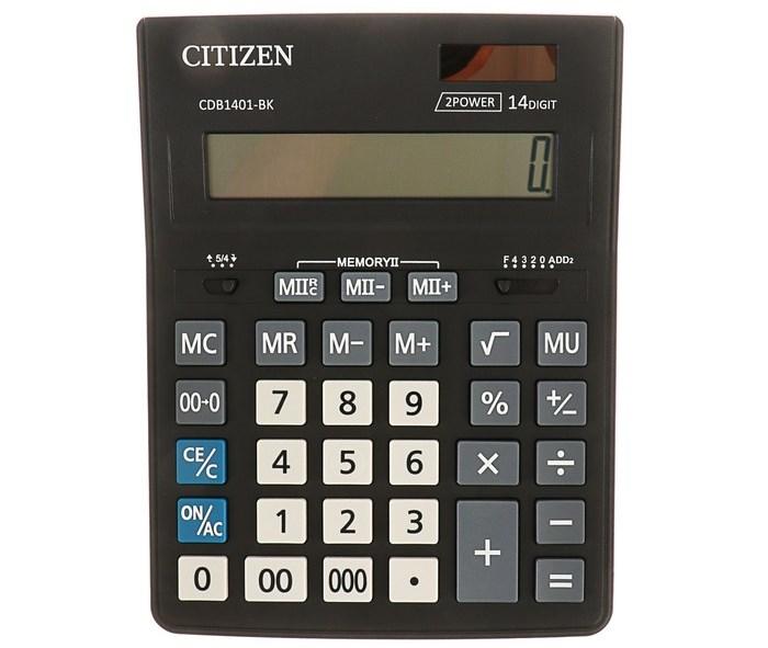 Калькулятор 14-ти разрядный Citizen CDB1401 BK - фото 1 - id-p95396735