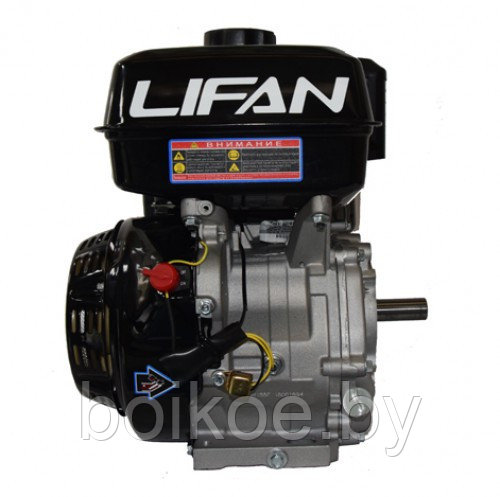 Двигатель Lifan 190F для мотоблока (15 л.с., шпонка 25 мм) - фото 2 - id-p95408321