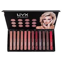 Набор жидких Помад NYX LIP GLOSS SUIT