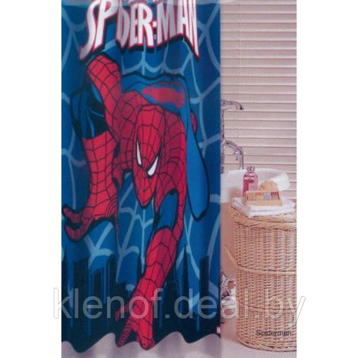 Шторка для ванной "Zalel" Disney фотопринт 180*200 Spiderman - фото 1 - id-p95413718