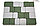 Плитка тротуарная "Старый город" 9х12х6, 12х12х6, 18х12х6 (зеленая), фото 3