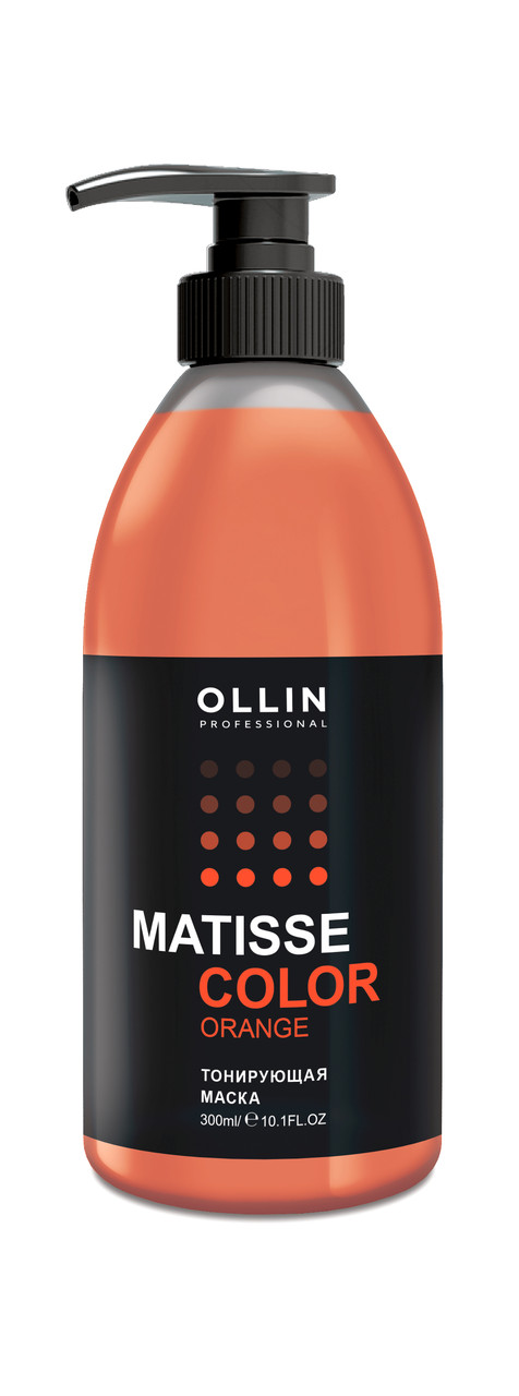 OLLIN Matisse Color Тонирующая маска 300мл оранж - фото 1 - id-p95453578