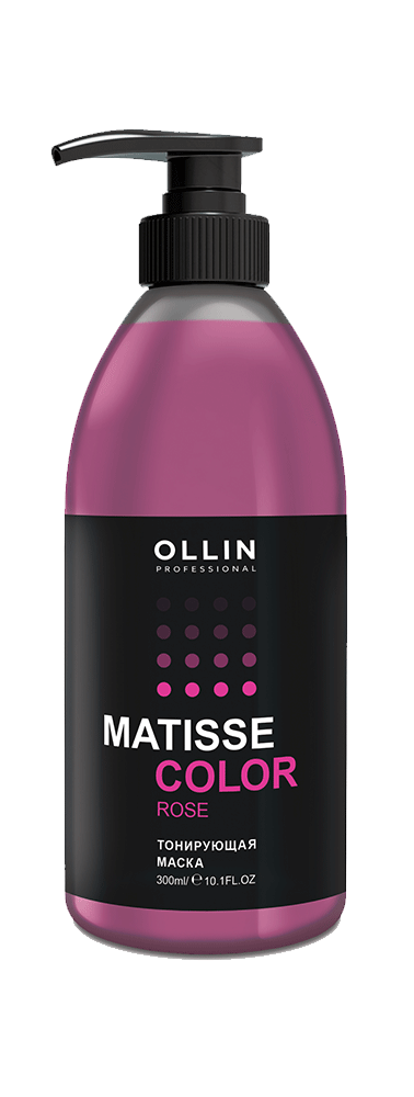 OLLIN Matisse Color Тонирующая маска 300мл розовый - фото 1 - id-p95453579
