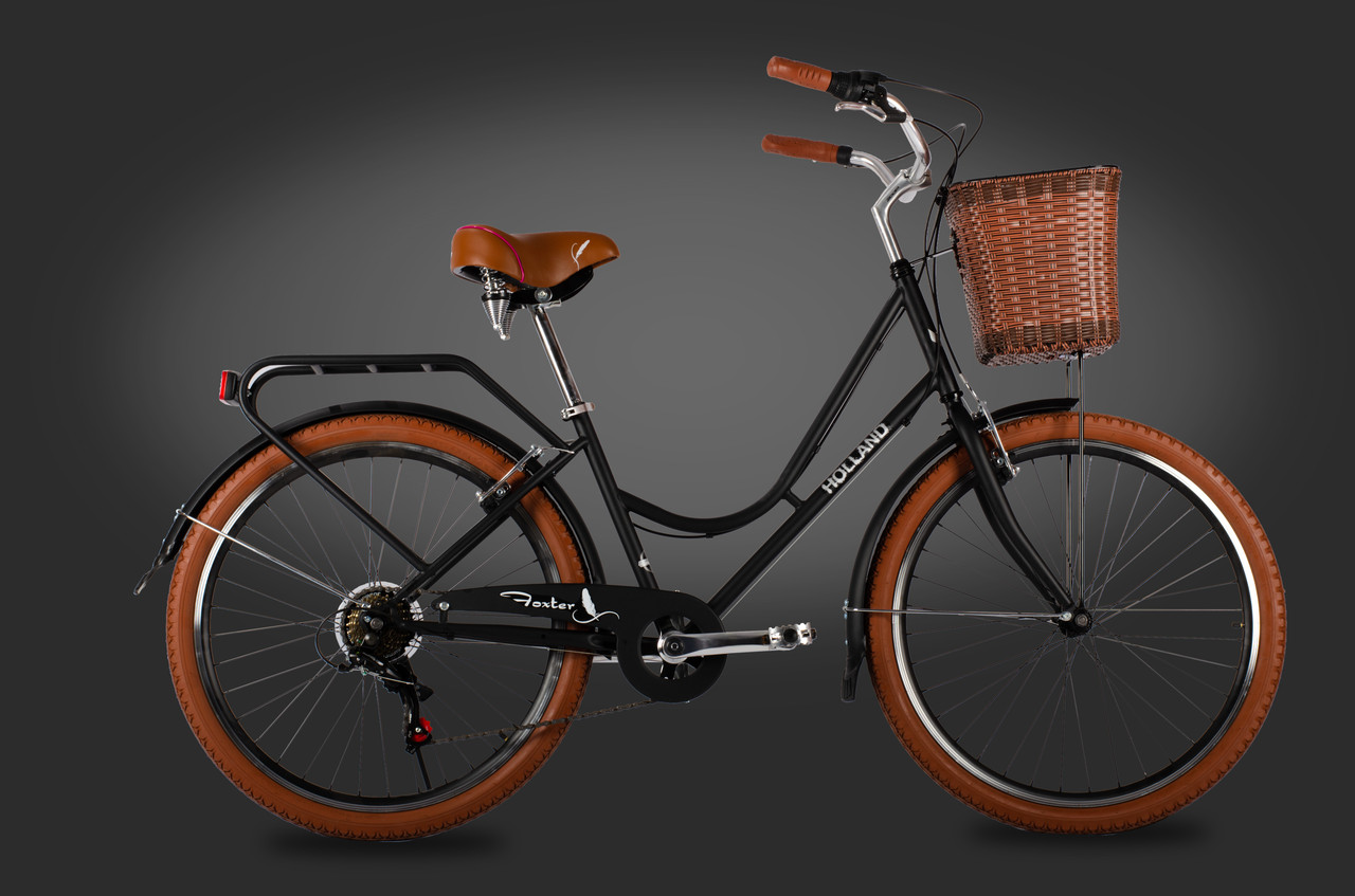 Городской/дорожный велосипед Foxter Holland черный - фото 1 - id-p95453666