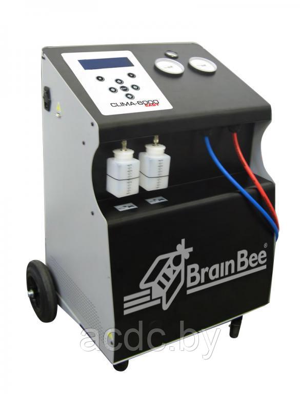 Установка для заправки автомобильных кондиционеров Brain Bee CLIMA 6000 EVO Полуавтомат