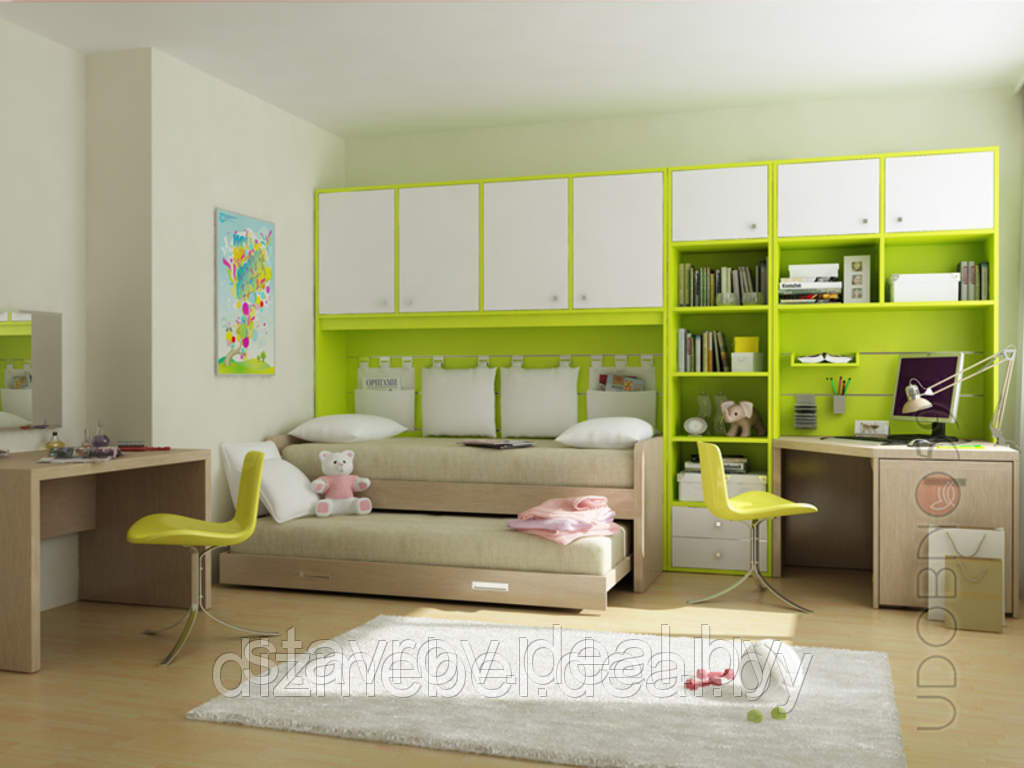 Мебель в детскую для двоих детей - фото 3 - id-p4747234