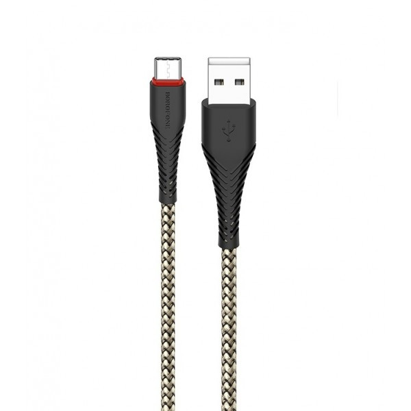 USB кабель Borofone BX10 MicroUsb 1m - фото 2 - id-p95480721