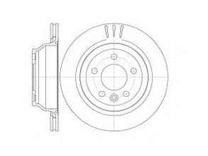 Тормозные диски задние туарег