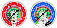 Манометр LP 80 мм, R410A-22-507, EBL