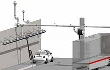 Рельсовая система для вытяжки отработавших газов, 16 метров, комплект с подвесом