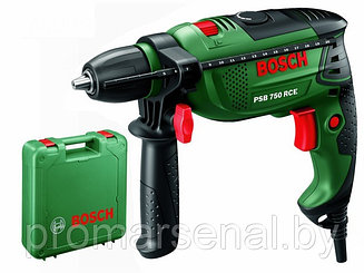 Дрель ударного действия PSB 750 RCE, 750 Вт, чем (BOSCH)