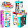 Детская игровая кухня 922-48A с настоящей водой, холодильником, свет, звук, 49 предмета, 73 см, красн, фото 4