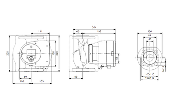 Циркуляционный насос Grundfos MAGNA3 40-60 F, 220 В, фото 3