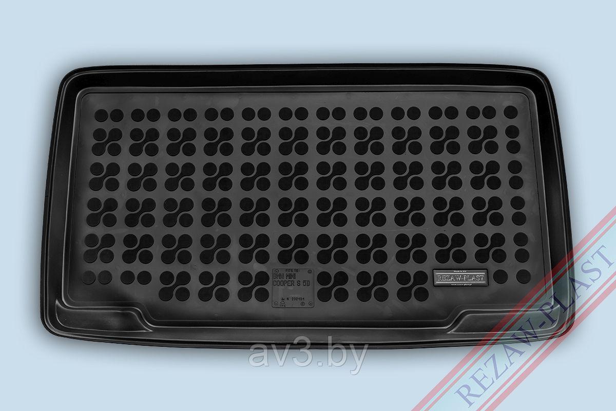 Коврик в багажник BMW Mini Cooper S 2014- 5D, для нижнего уровня пола багажника (Rezaw Plast) Польша