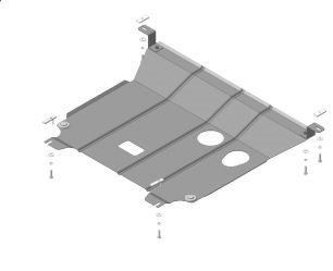 Защита двигателя,кпп Hyundai Accent V-1,4;1,6(2017-)