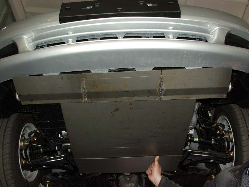 Защита картера двигателя и кпп Daewoo Tacuma (2003-05) - фото 1 - id-p95508130