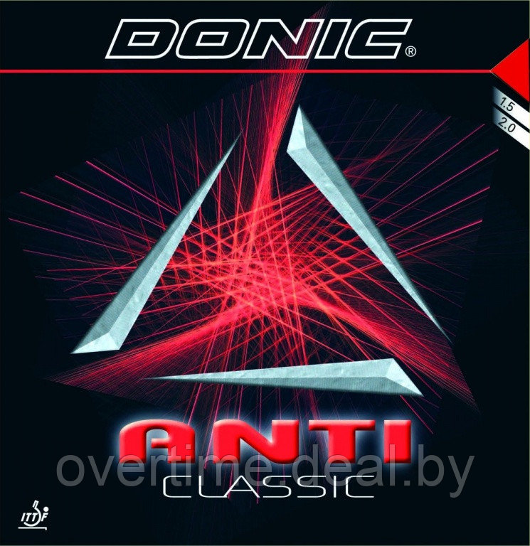 Накладка Donic Anti Classic, 1.5мм, Красный - фото 1 - id-p95532498