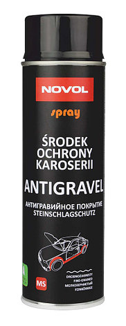 NOVOL 34202 SPRAY Antigravel MS Гравитекс 500мл аэрозоль черный, фото 2