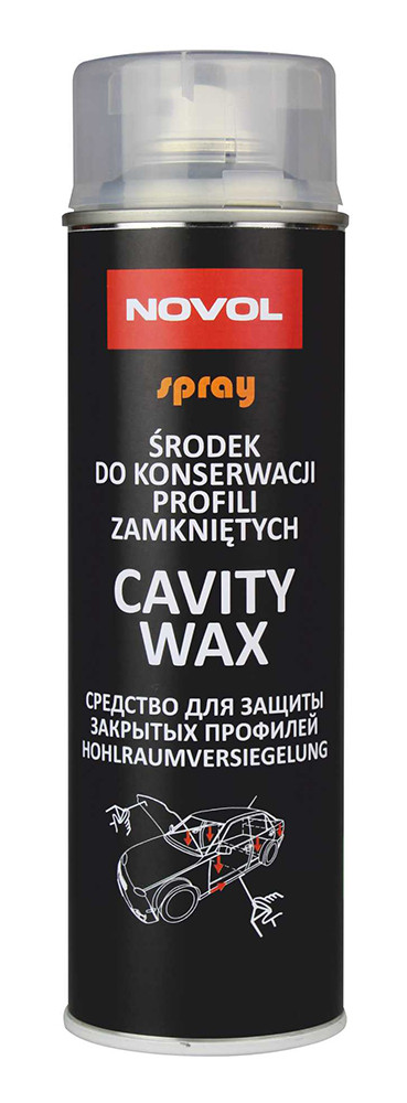 NOVOL 34012 SPRAY Cavity Wax ML Препарат для защиты закрытых профилей кузова 500мл