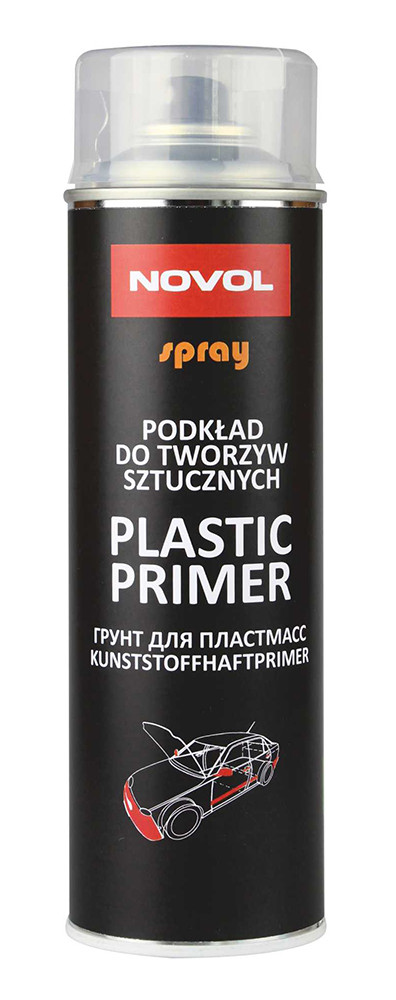 NOVOL 34482 SPRAY PLASTIC PRIMER Грунт увеличивающий сцепляемость прозрачный 500мл