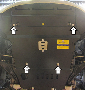 Защита двигателя Мотодор для Lexus GS 300 2008-2012