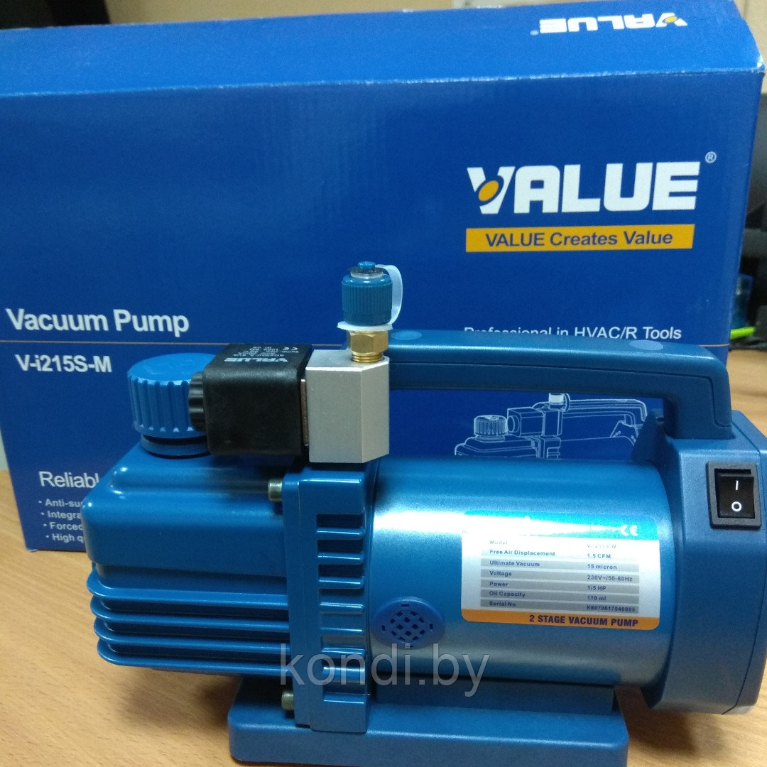  вакуумный двухступенчатый VALUE V- i215S-M (42 л/мин ): продажа .